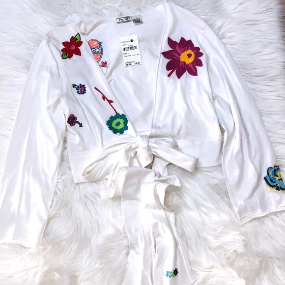 FROXX Sweaters - FROXX embroidered cardigan